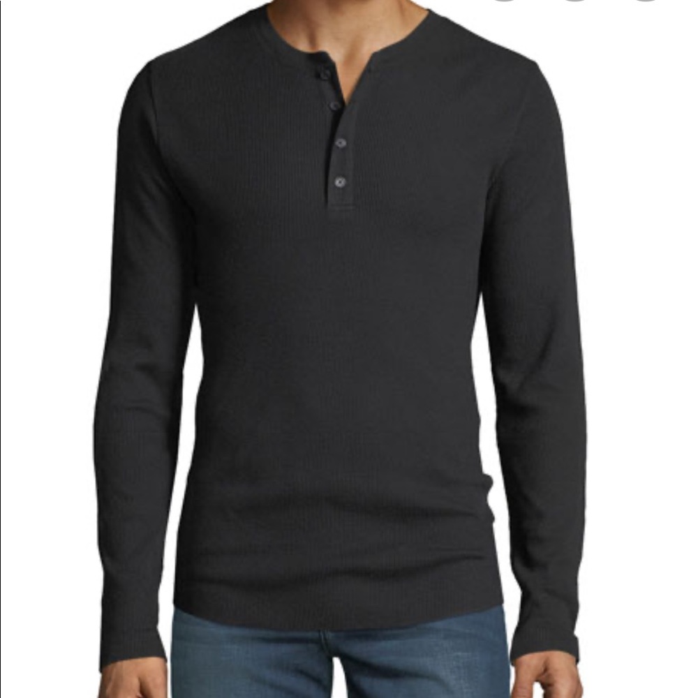 Burberry Heather Gray Henley